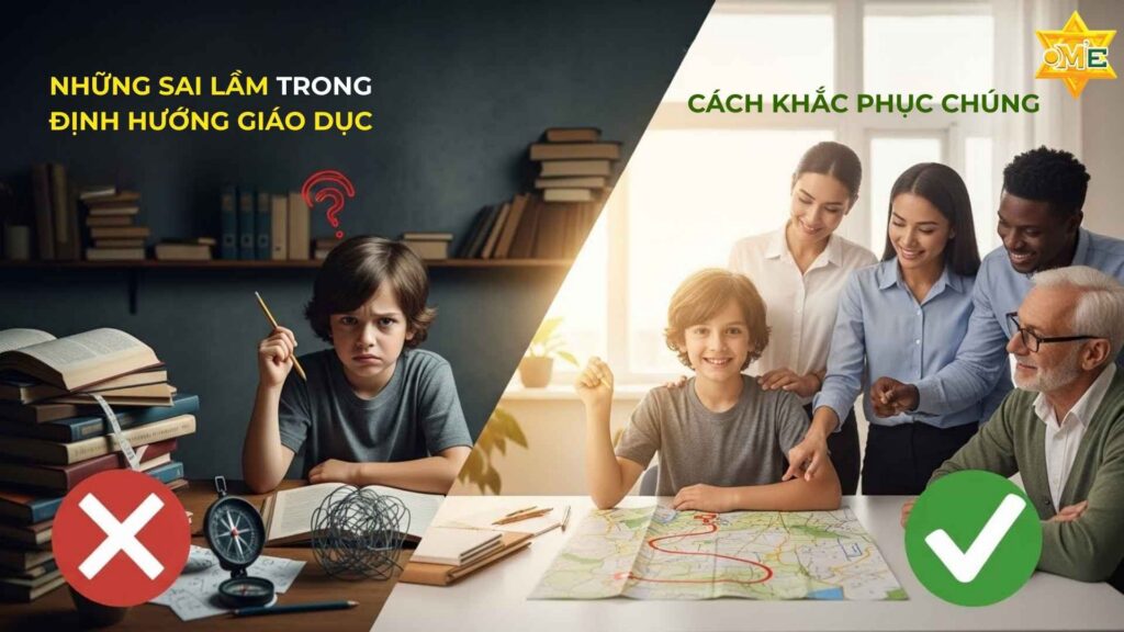 Những sai lầm trong định hướng giáo dục và cách khắc phục