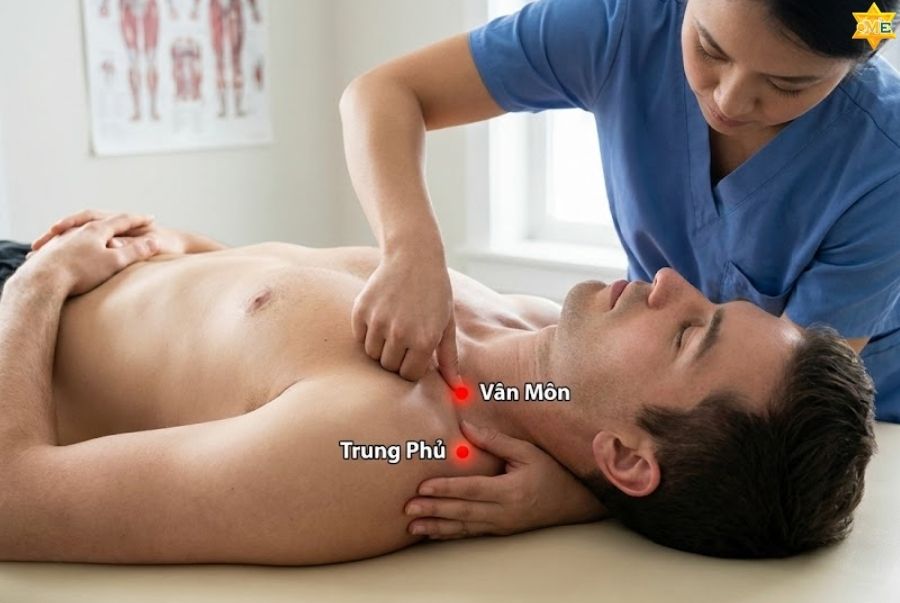 Công dụng của huyệt Trung Phủ đối với sức khỏe