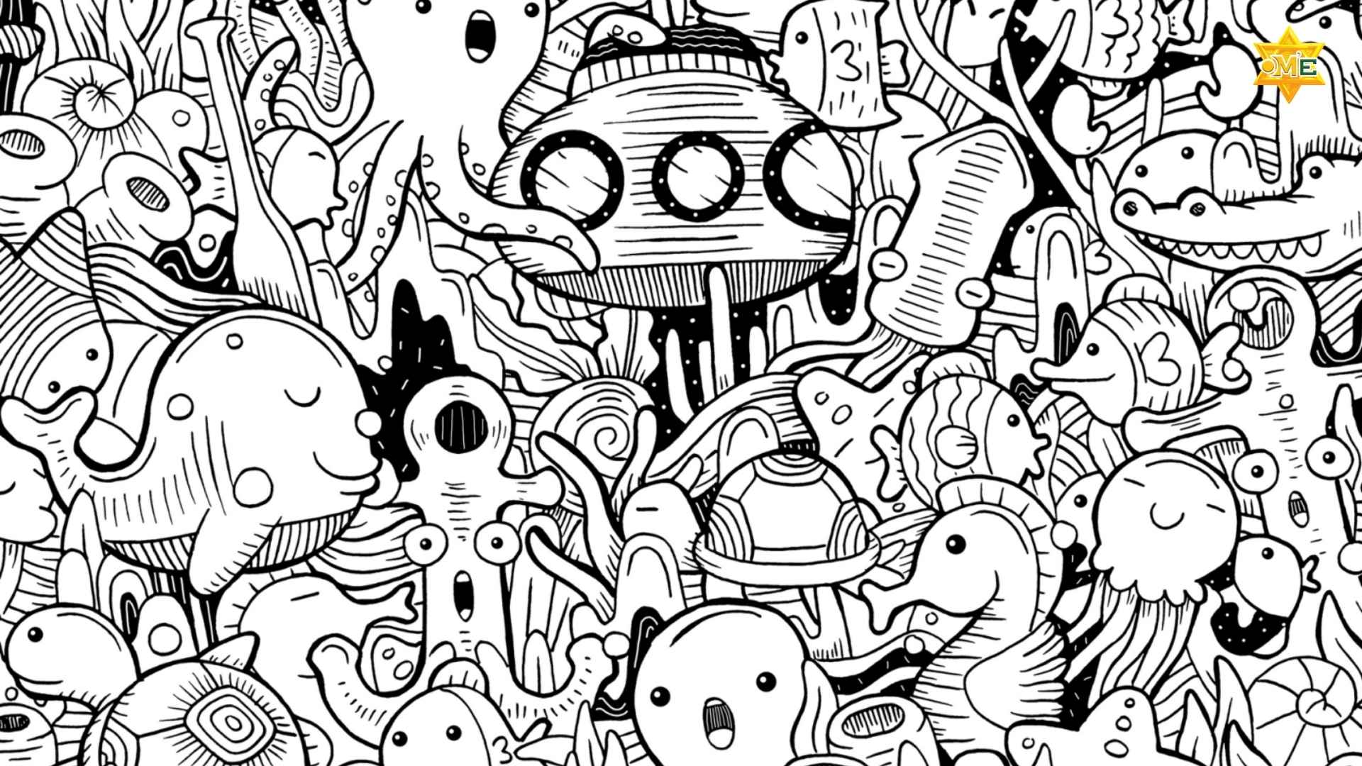 Cách vẽ doodle art đơn giản