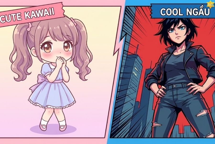 Cách vẽ dáng người anime nữ cute và cool ngầu