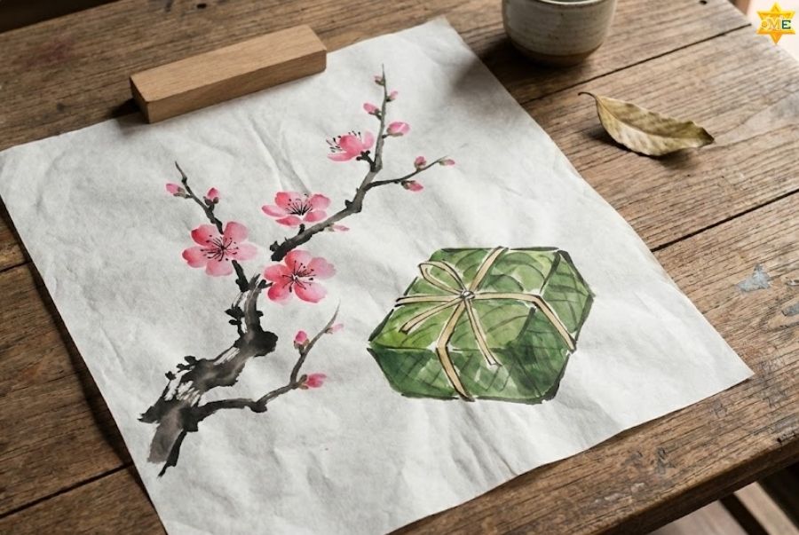 Bí quyết lựa chọn chủ đề vẽ tranh tết đơn giản mà đẹp