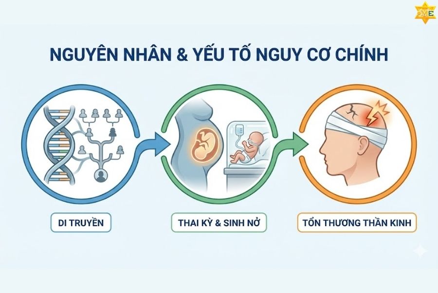 Nguyên nhân gây rối loạn học tập ở trẻ em