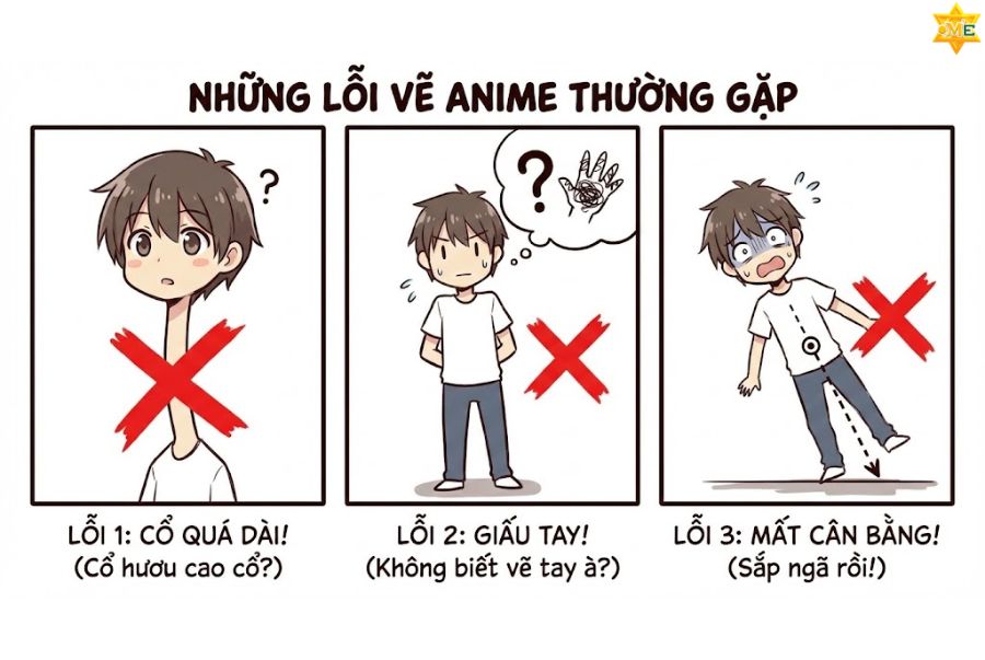 Những lỗi sai thường gặp cần tránh