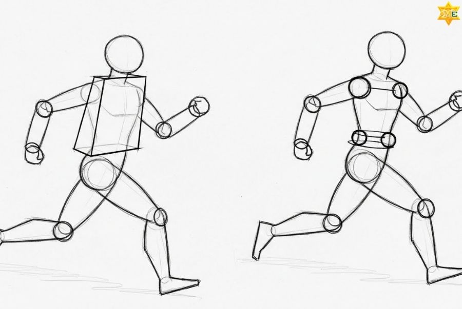 Quan sát và nhận xét về vẽ dáng người đơn giản lớp 8