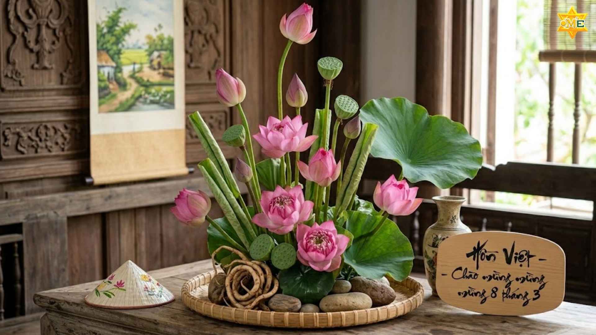 mẫu cắm hoa ngày 8 tháng 3 đẹp