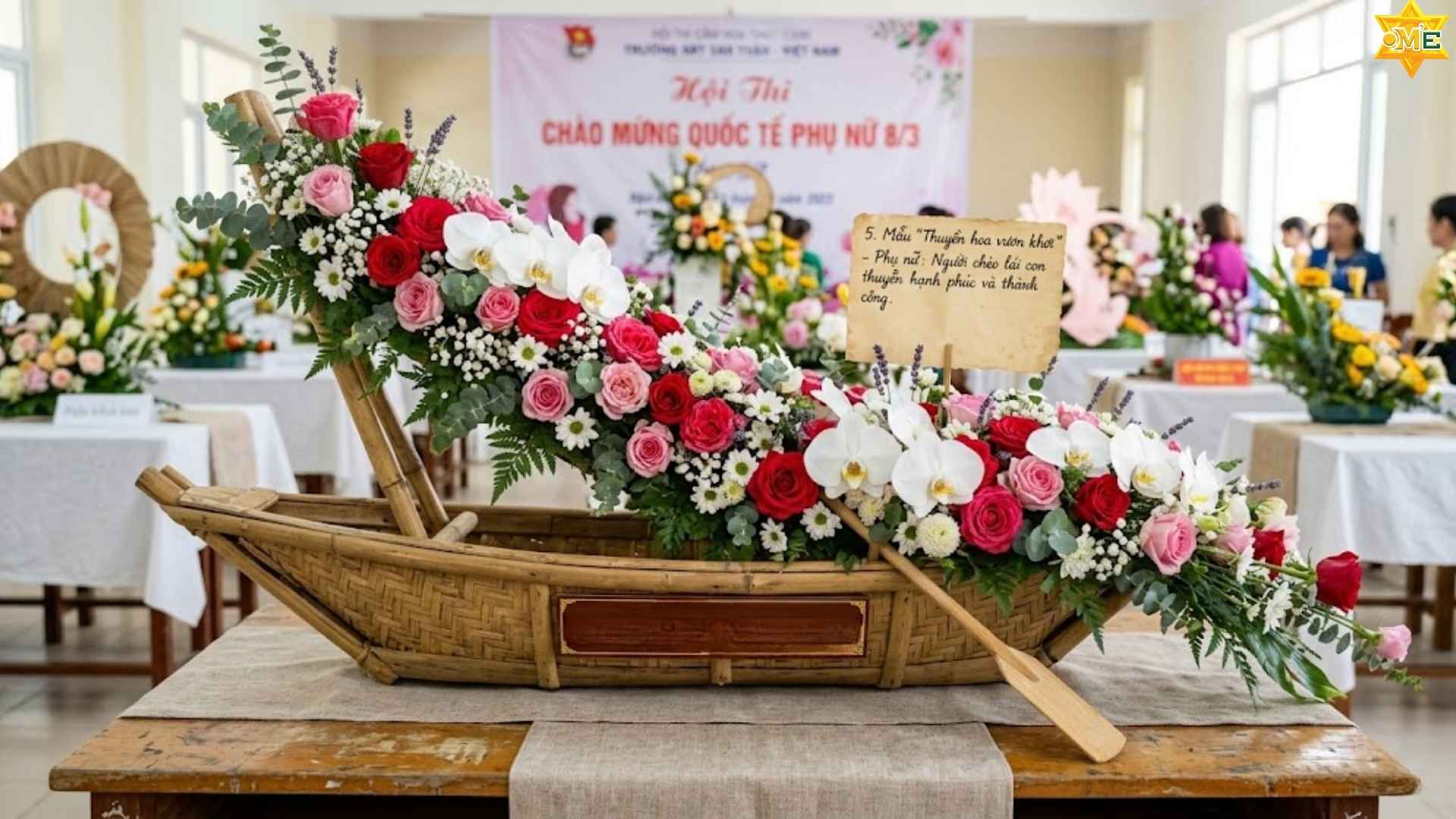 mẫu cắm hoa ngày 8 tháng 3 đẹp