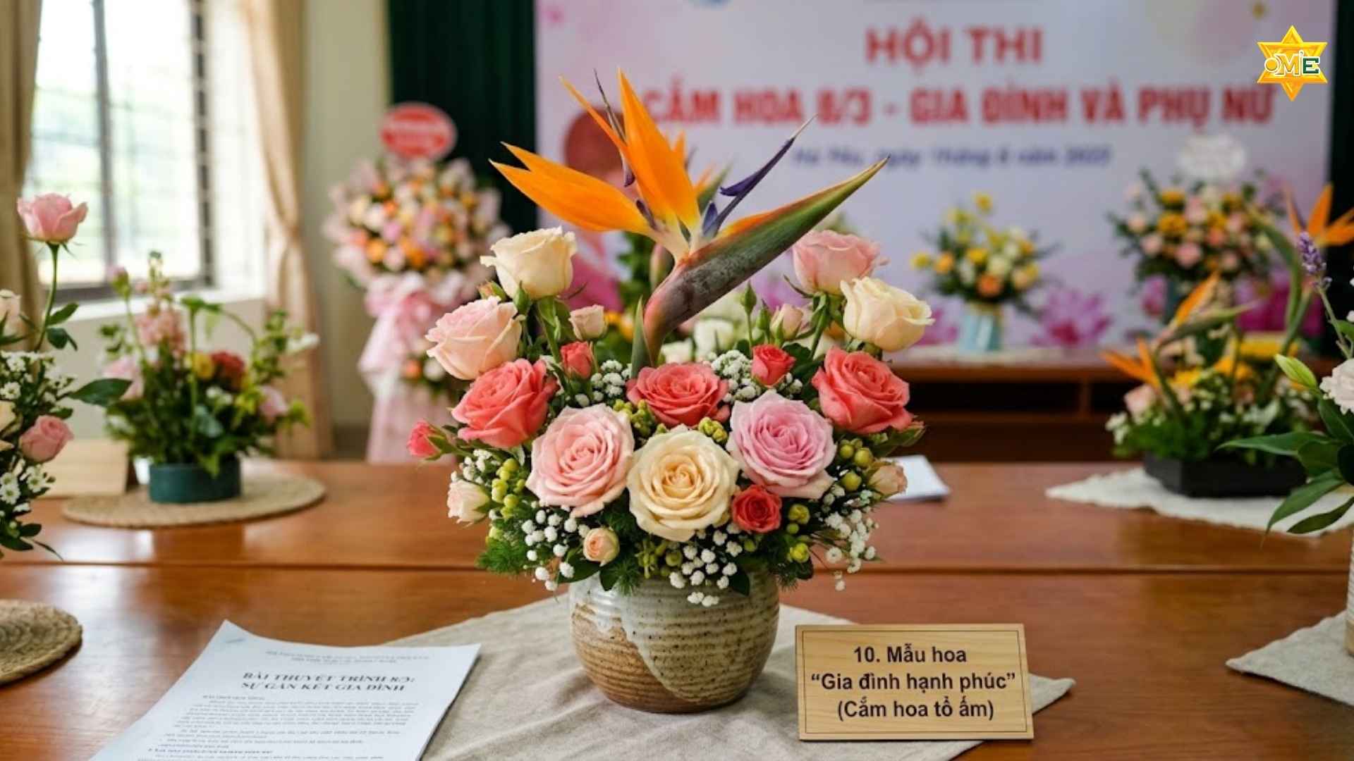 mẫu cắm hoa ngày 8 tháng 3 đẹp