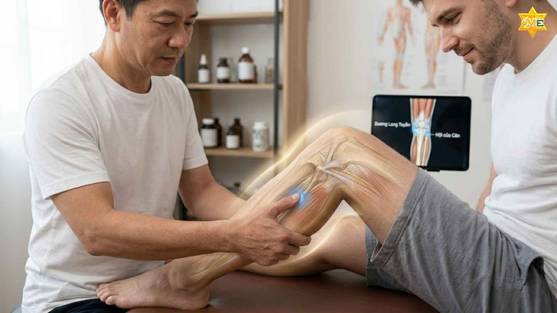 Minh họa tác dụng giảm đau gân khớp Minh họa tác dụng giảm đau gân khớp
