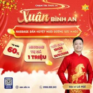 CHẠM TRI THỨC SỐ 14 - XUÂN BÌNH AN - MASSAGE BẤM HUYỆT NUÔI DƯỠNG SỨC KHỎE