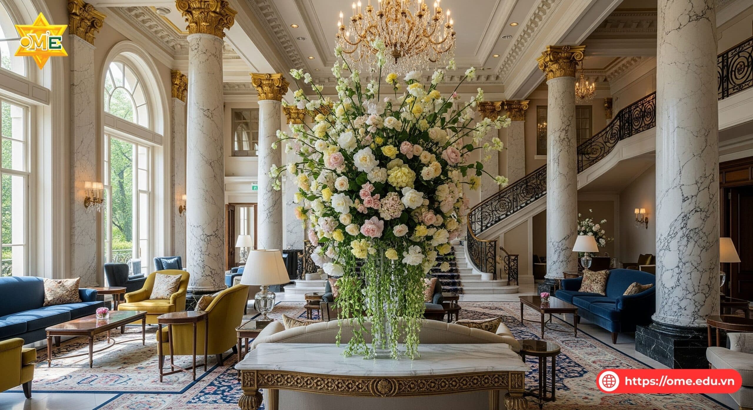 Cắm hoa lụa tân cổ điển: Nghệ thuật tinh tế mang nét đẹp vượt thời gian