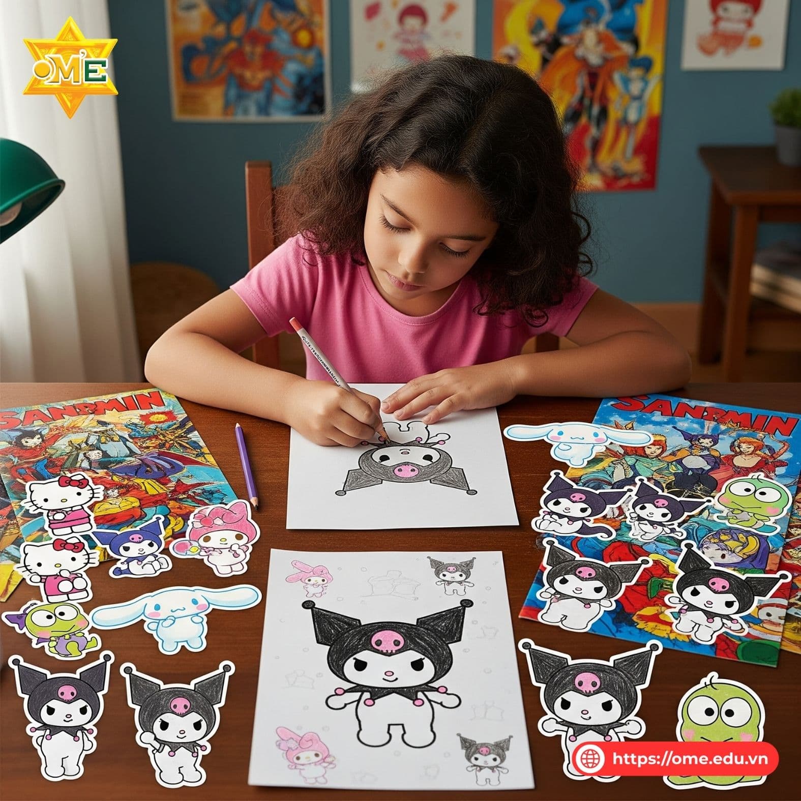 Bí Quyết Vẽ Nhân Vật Hoạt Hình Đơn Giản: Từ Capybara Đến Sanrio